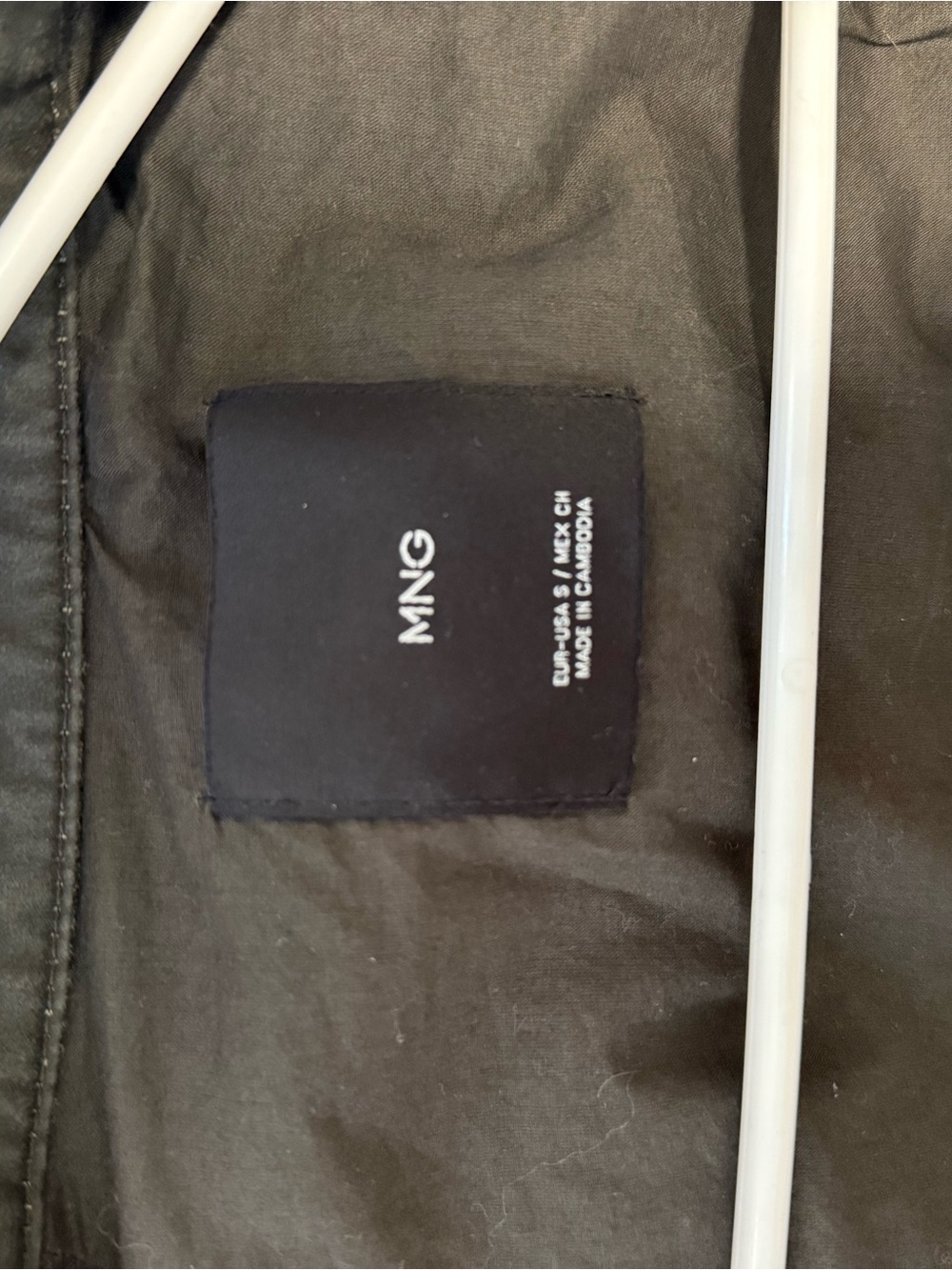 Mango Dark Olive Utility Jacket with Patch Pockets - Picture 9 of 9